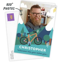 Wherever the Year Takes You Custom Birthday Card