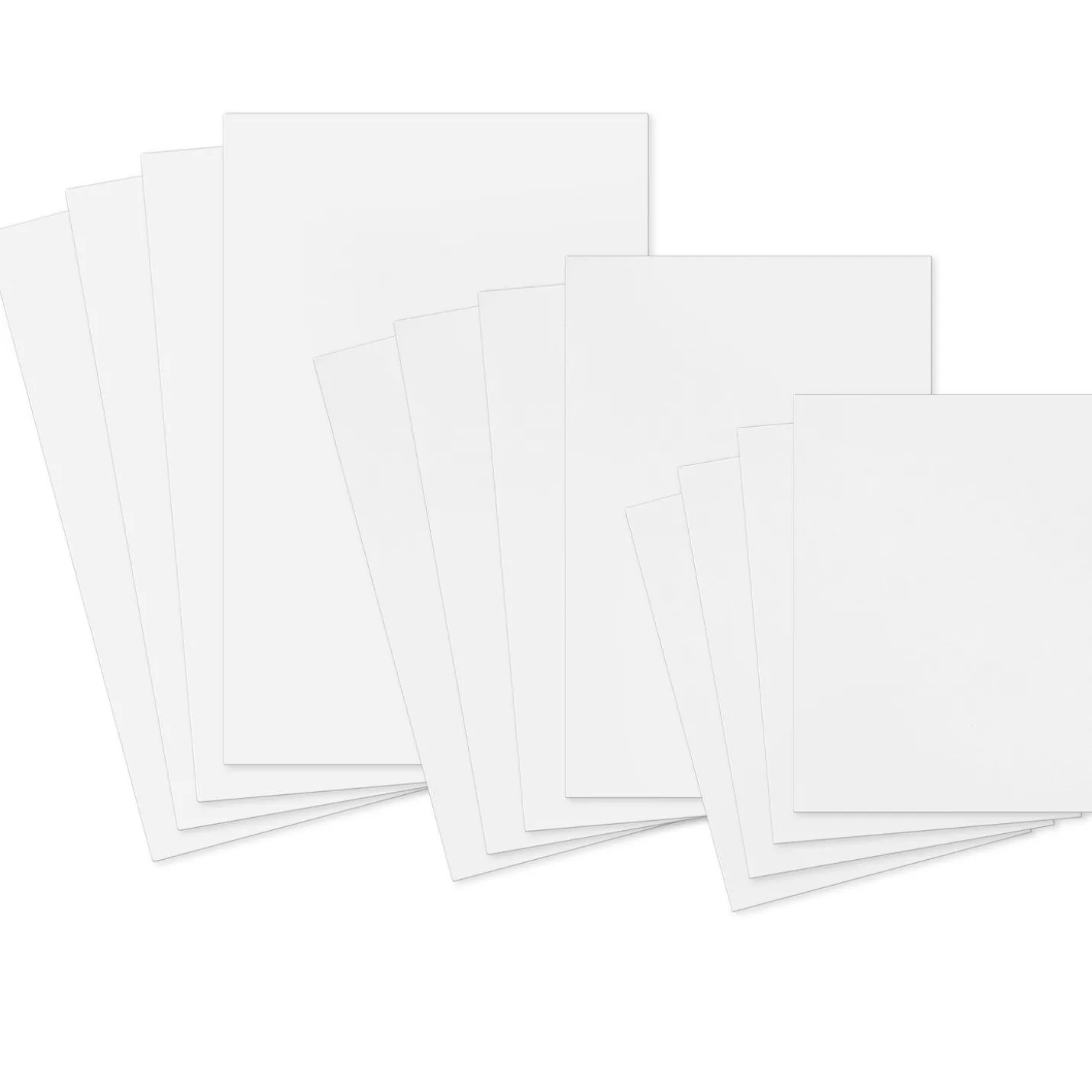White 12-Pack Small, Medium and Large Gift Boxes Assortment