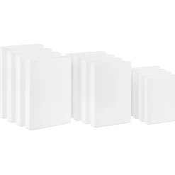 White 12-Pack Small, Medium and Large Gift Boxes Assortment