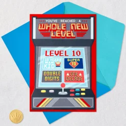 Whole New Level Funny Pop-Up 10th Birthday Card