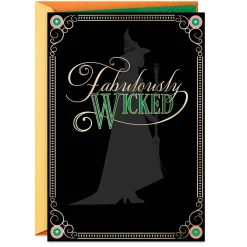 Wicked Never Hide Your Magic Halloween Card