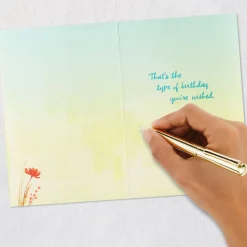 Wild, Happy and Free Birthday Card
