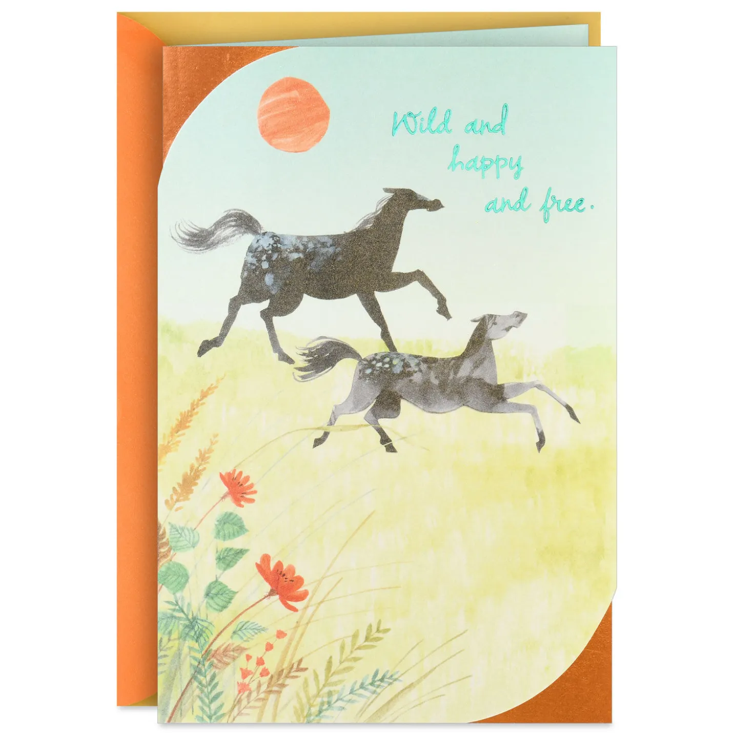 Wild, Happy and Free Birthday Card