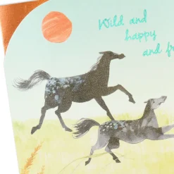 Wild, Happy and Free Birthday Card