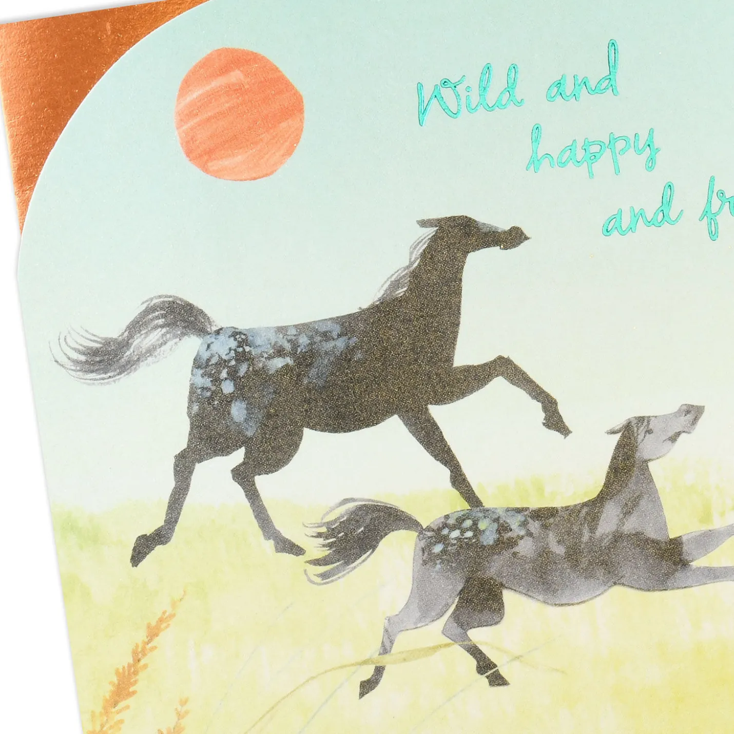 Wild, Happy and Free Birthday Card