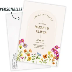 Wildflowers You're Invited Wedding Invitation