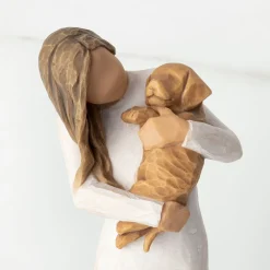 Willow Tree Adorable You Golden Dog Figurine, 7.5"