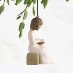 Willow Tree Figurine With Book 2026 Year-Dated Ornament