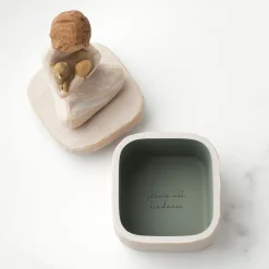 Willow Tree Kindness Girl With Cat Figurine Keepsake Box
