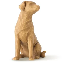 Willow Tree® Love My Dog Figurine, Blonde