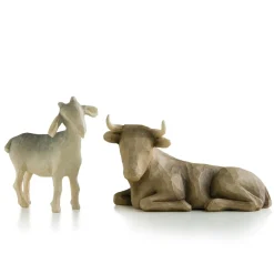 Willow Tree® Ox & Goat Nativity Figurines