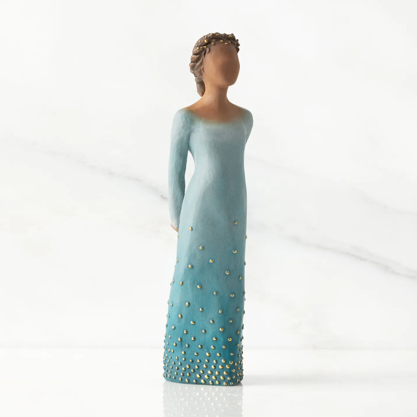 Willow Tree Radiance Woman Figurine—Brown Skin Tone, 7.5"