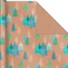 Winter Nature Kraft Prints 3-Pack Christmas Wrapping Paper, 90 sq. ft.