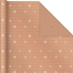 Winter Nature Kraft Prints 3-Pack Christmas Wrapping Paper, 90 sq. ft.