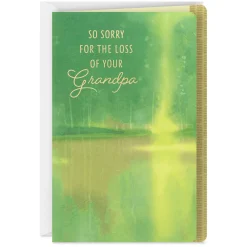 Wisdom, Memories and Love Sympathy Card for Loss of Grandpa