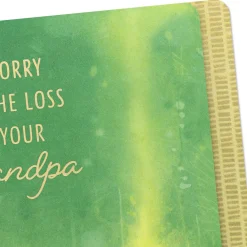 Wisdom, Memories and Love Sympathy Card for Loss of Grandpa