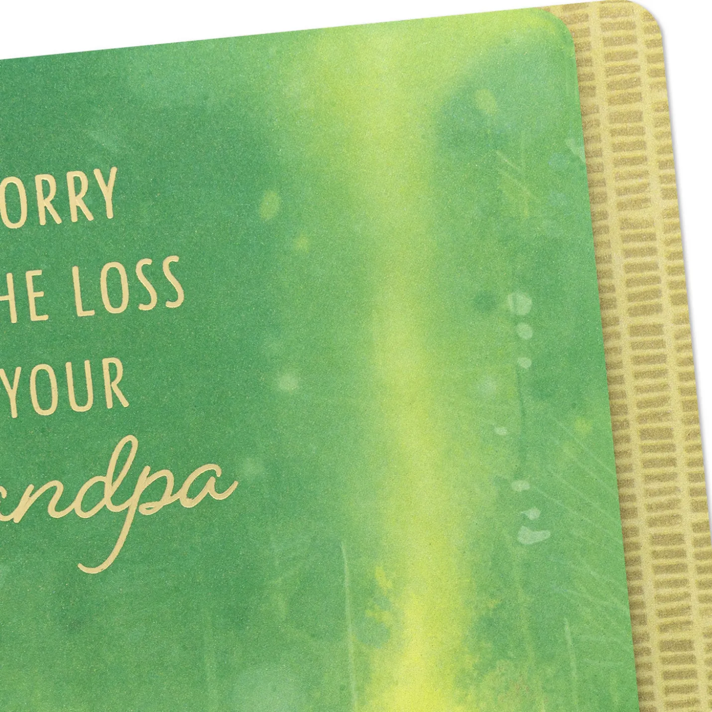 Wisdom, Memories and Love Sympathy Card for Loss of Grandpa