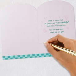 Wish Come True Birthday Card for Granddaughter