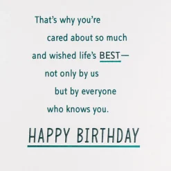 Wished Life's Best Birthday Card for Grandson