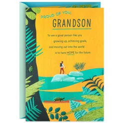 Wished Life's Best Birthday Card for Grandson