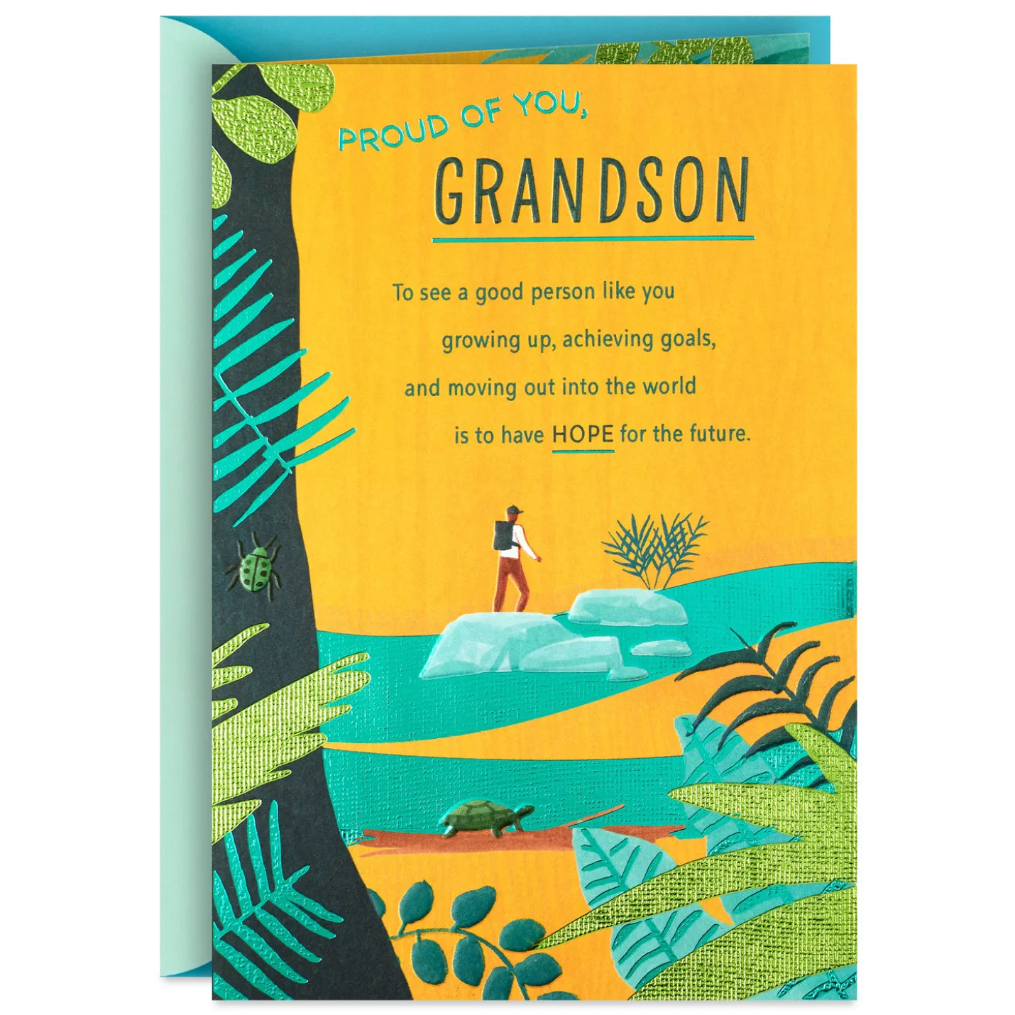 Wished Life's Best Birthday Card for Grandson