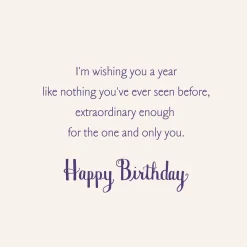 Wishes for a Year Full of Wonderful Birthday Card