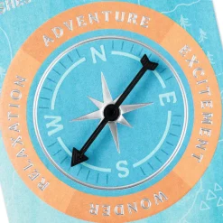 Wishes for the Year Compass Wheel Birthday Card for Son-in-Law