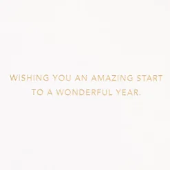 Wishing You a Wonderful Year Birthday Card