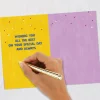 Wishing You All the Best Braille Birthday Card
