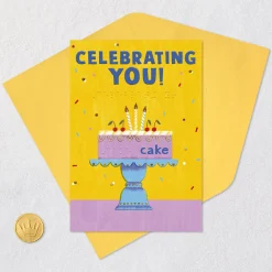 Wishing You All the Best Braille Birthday Card