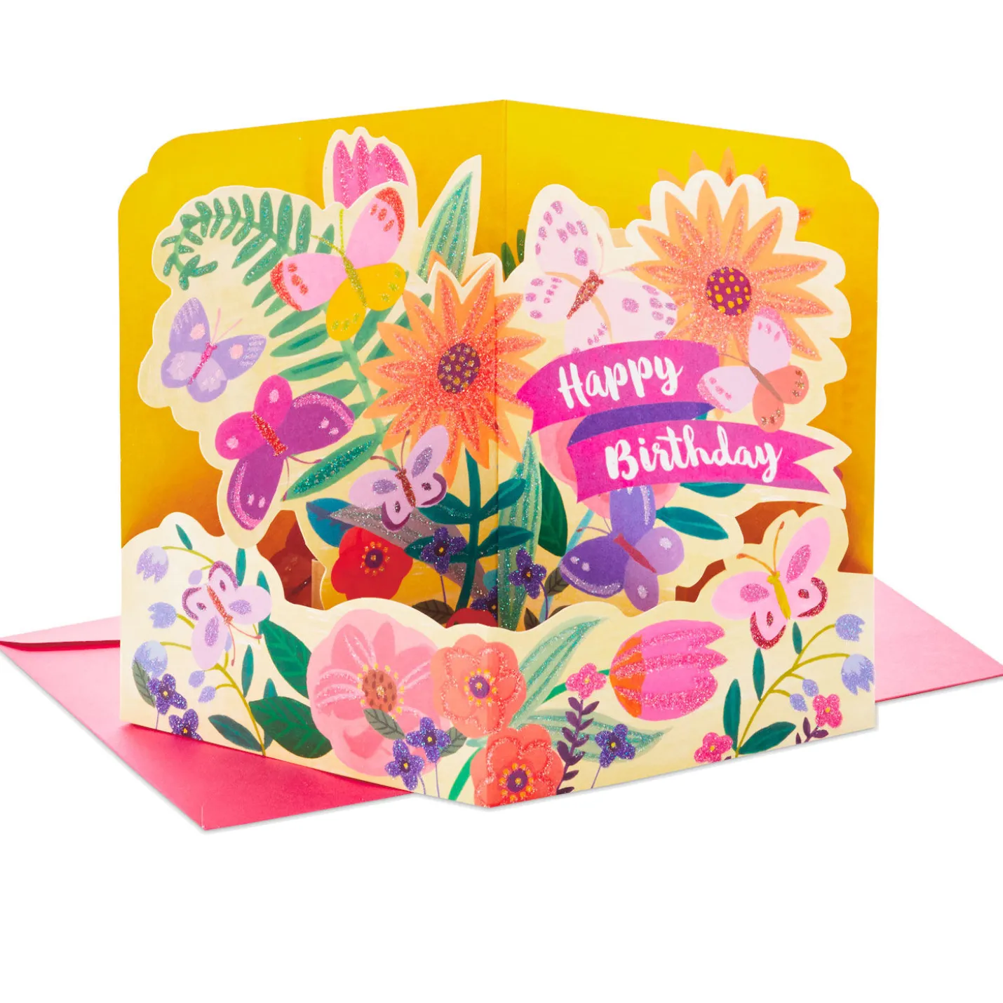 Wishing You Beautiful Moments 3D Pop-Up Birthday Card