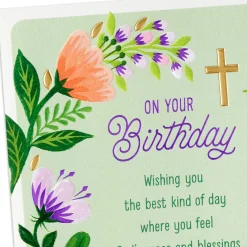 Wishing You the Best Kind of Day Religious Birthday Card