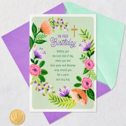 Wishing You the Best Kind of Day Religious Birthday Card