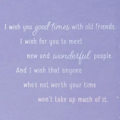 Wishing You Everything You Deserve Birthday Card for Sister