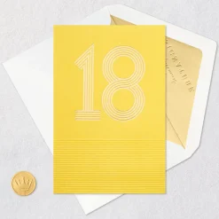 Wishing You Happiness 18th Birthday Card