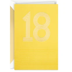 Wishing You Happiness 18th Birthday Card
