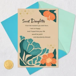 Wishing You Joy and Blessings Birthday Card for Daughter