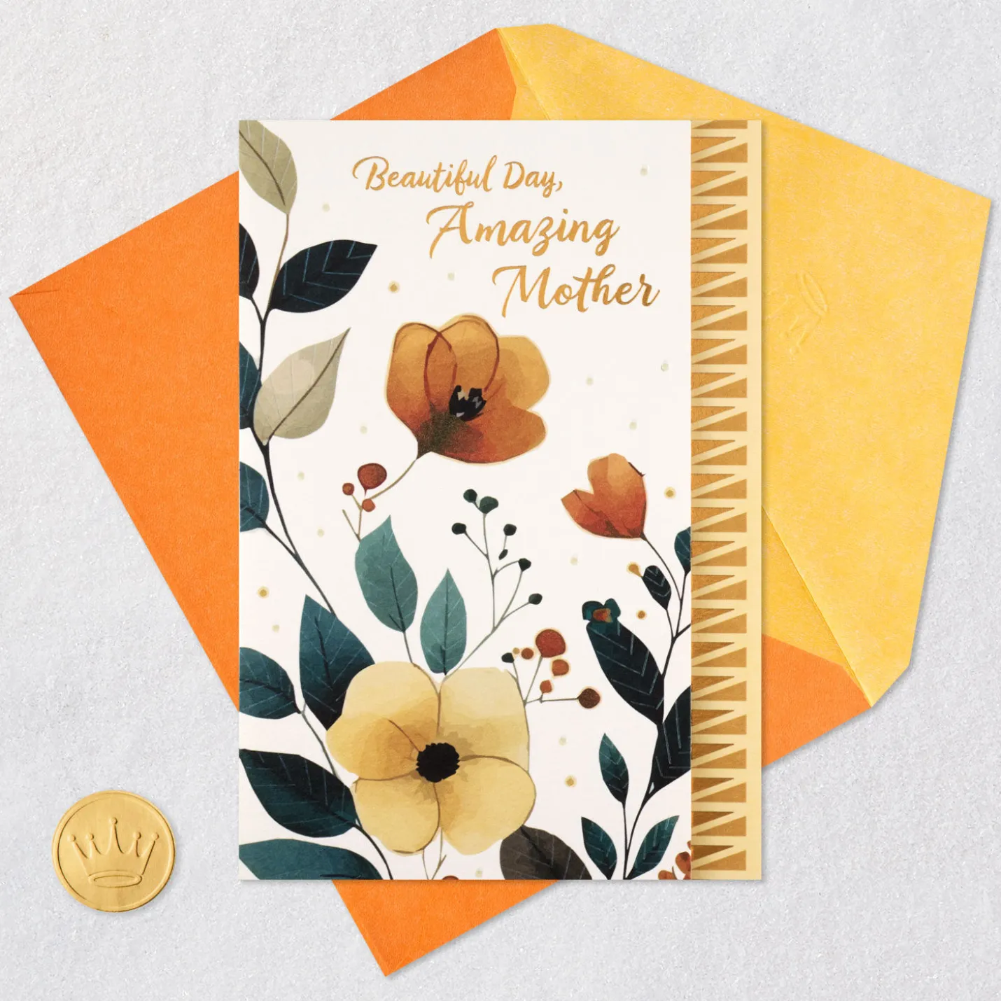 Wishing You Love, Peace, Joy Birthday Card for Mother