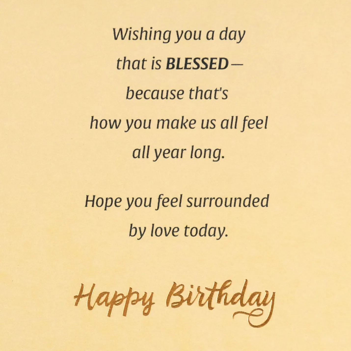 Wishing You Love, Peace, Joy Birthday Card for Mother