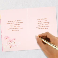 Wishing You the Happiest of Days Birthday Card for Sister