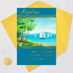Wishing You Whatever Makes You Feel Happy Birthday Card for Nephew