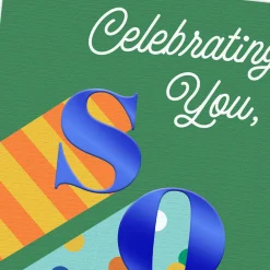 With Pride, Hope, Happiness and Love Birthday Card for Son