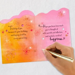 With Warmth and Affection Birthday Card for Aunt