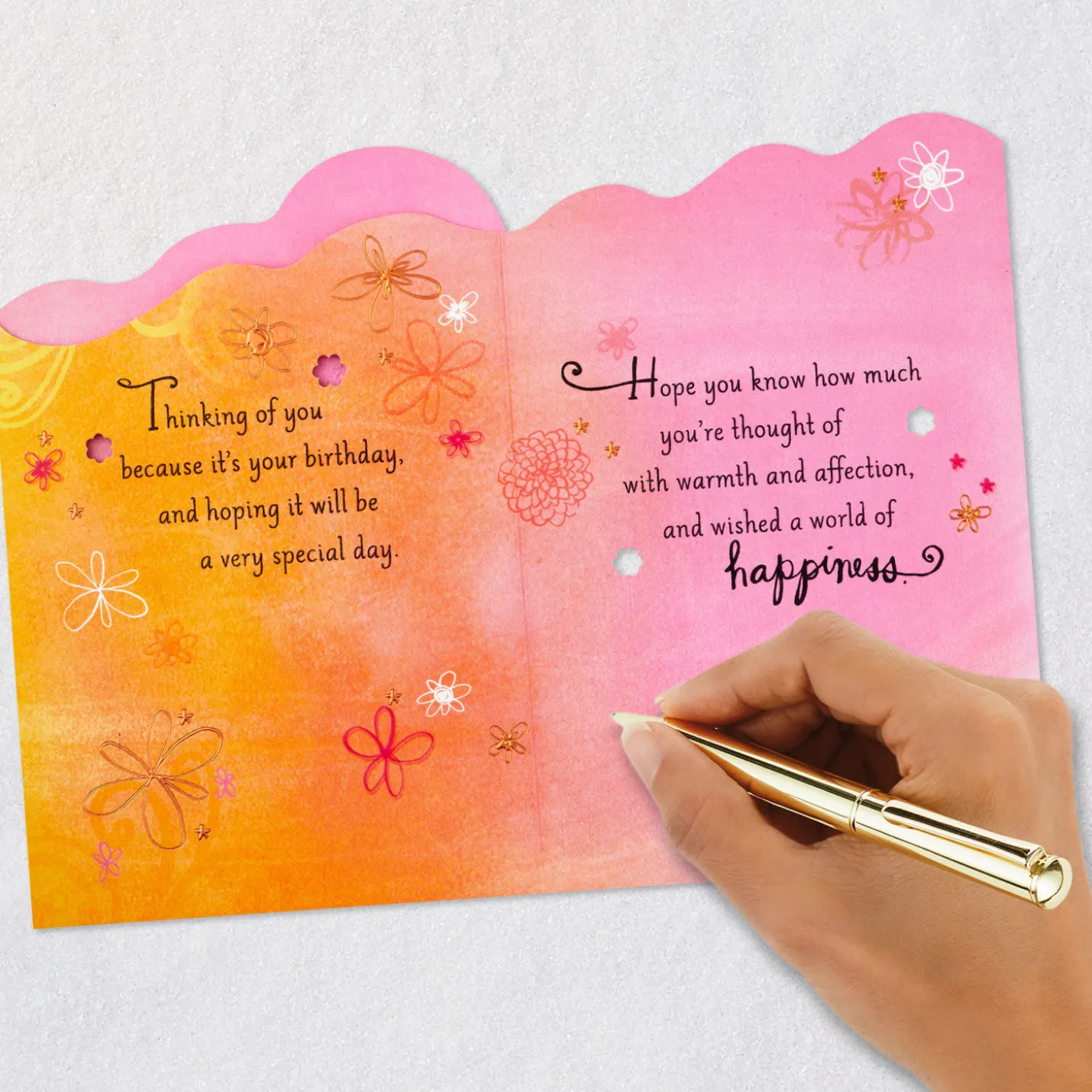 With Warmth and Affection Birthday Card for Aunt