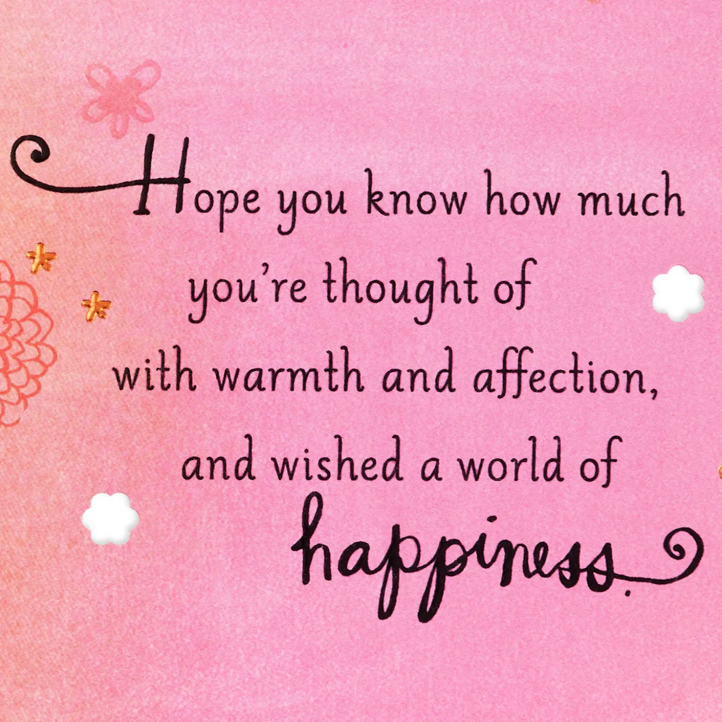 With Warmth and Affection Birthday Card for Aunt
