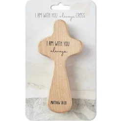 With You Always Handheld Comfort Cross