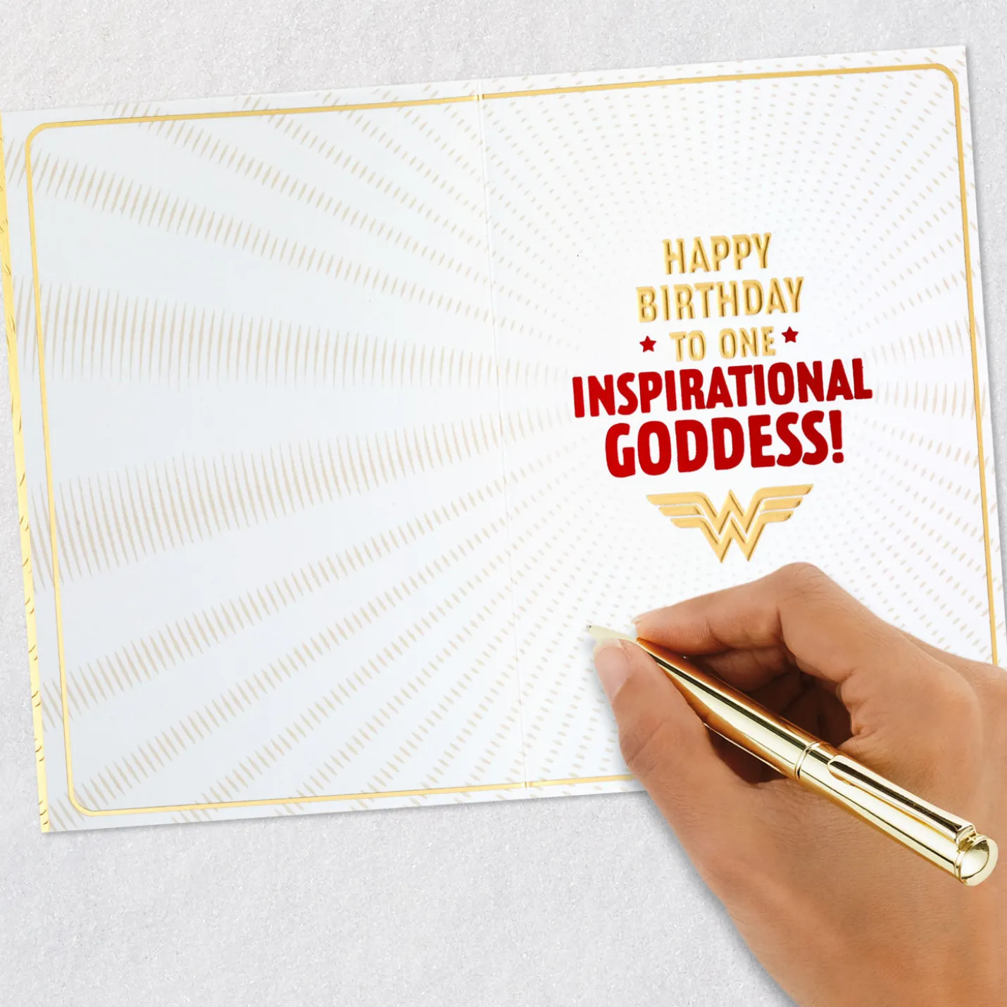 Wonder Woman™ Inspirational Goddess Birthday Card for Her