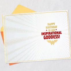 Wonder Woman™ Inspirational Goddess Birthday Card for Her