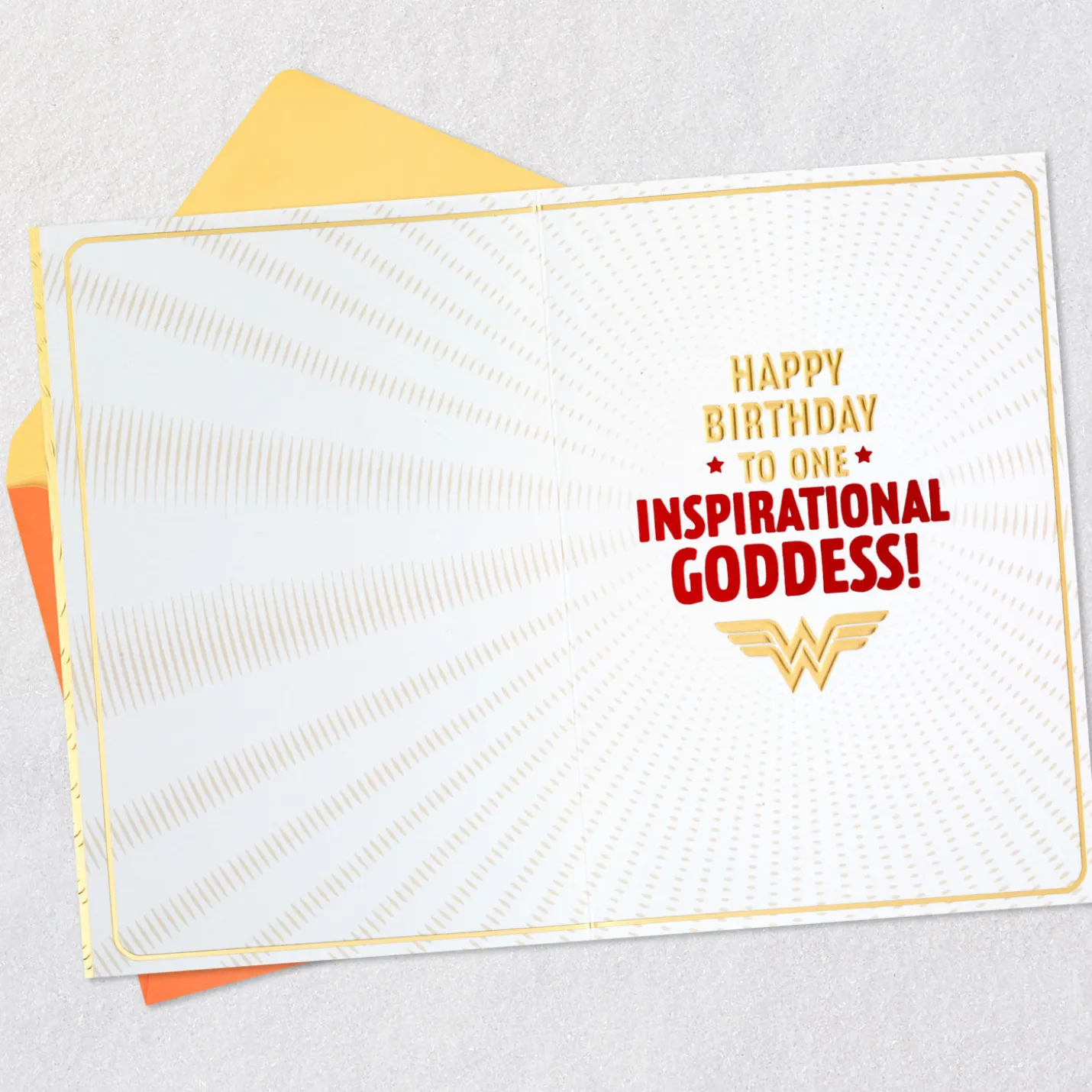 Wonder Woman™ Inspirational Goddess Birthday Card for Her