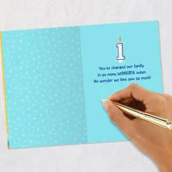Wonderful Ways 1st Birthday Card for Son